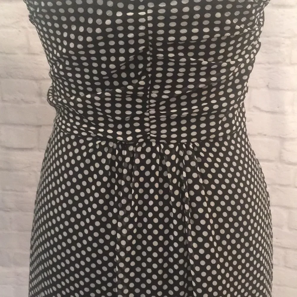 Vintage Polka Dot Halter Knee-Length Dress - Small - Picture 7 of 12